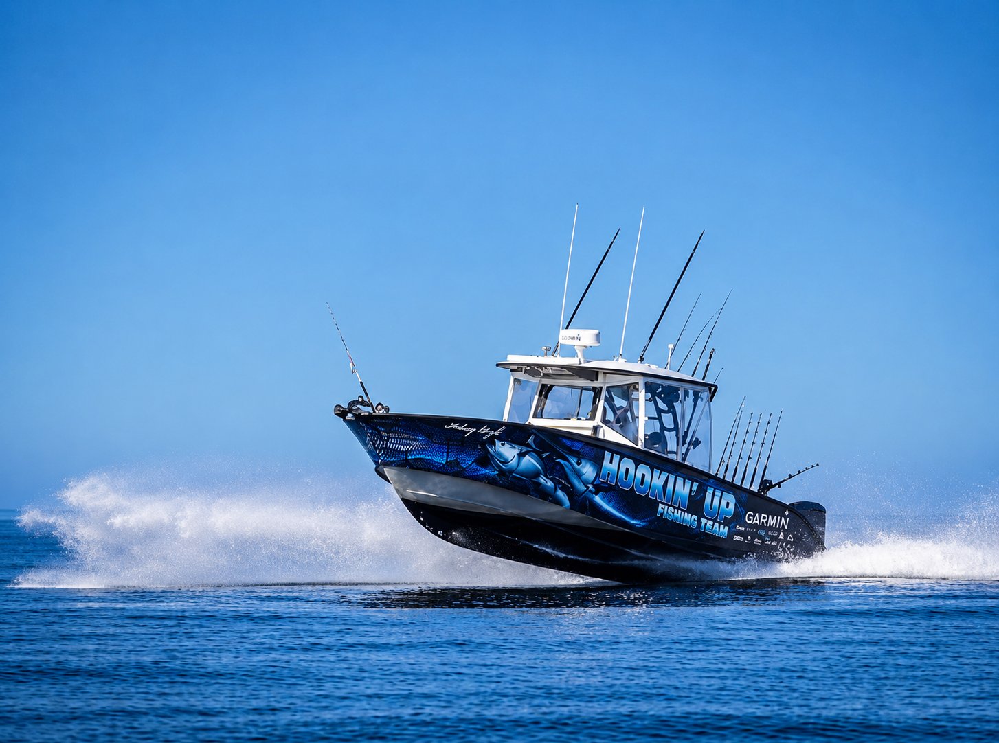 Kelsey Leigh, the team's 2021 Cape Horn 36XS center console